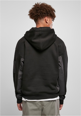 Urban Classics Sweatshirt 'Military' in Black