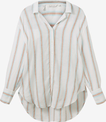 TOM TAILOR - Blusa en blanco: frente