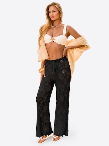 Imily Bela Wide leg Trousers in Black