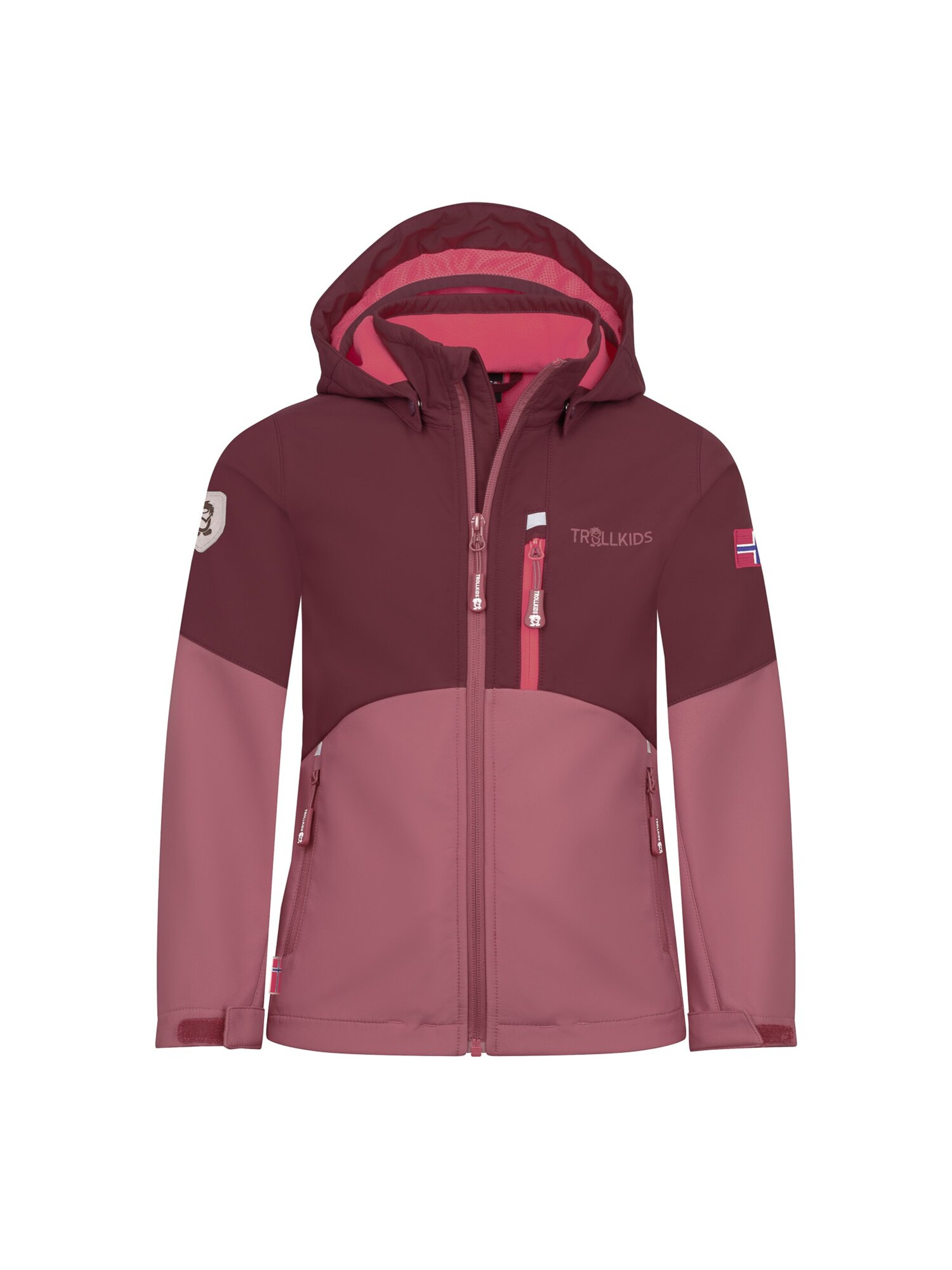 TROLLKIDS Outdoor jacket in Pink: front