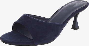Ital-Design Pantolette in Blau: Vorderseite