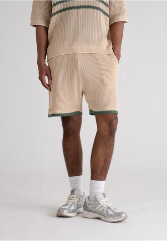 Prohibited Regular Pants 'Resort' in Beige: front