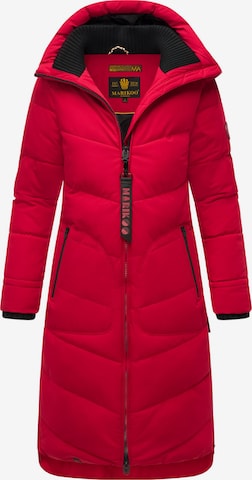 Manteau d’hiver 'Benikoo' MARIKOO en rouge : devant