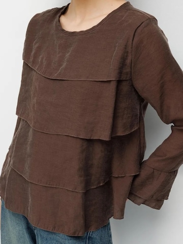 MixRay Blouse 'Blusen' in Bruin