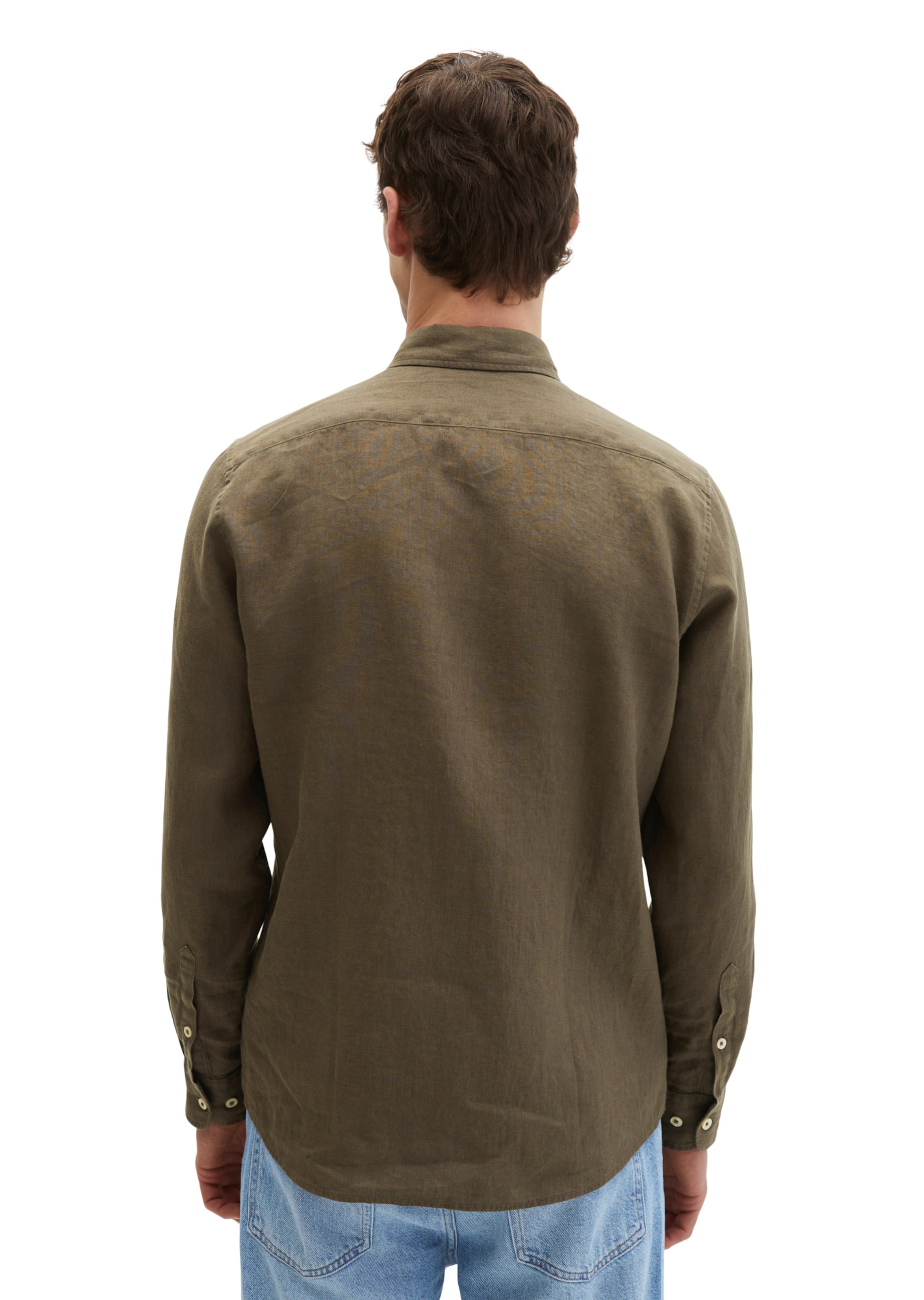 Marc O'Polo Regular fit Overhemd in Bruin