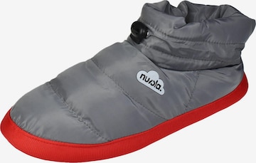 Nuvola. Hausschuh 'Boot Home Party' in Grau: Vorderseite