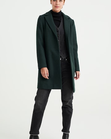 WE Fashion Přechodný kabát – zelená