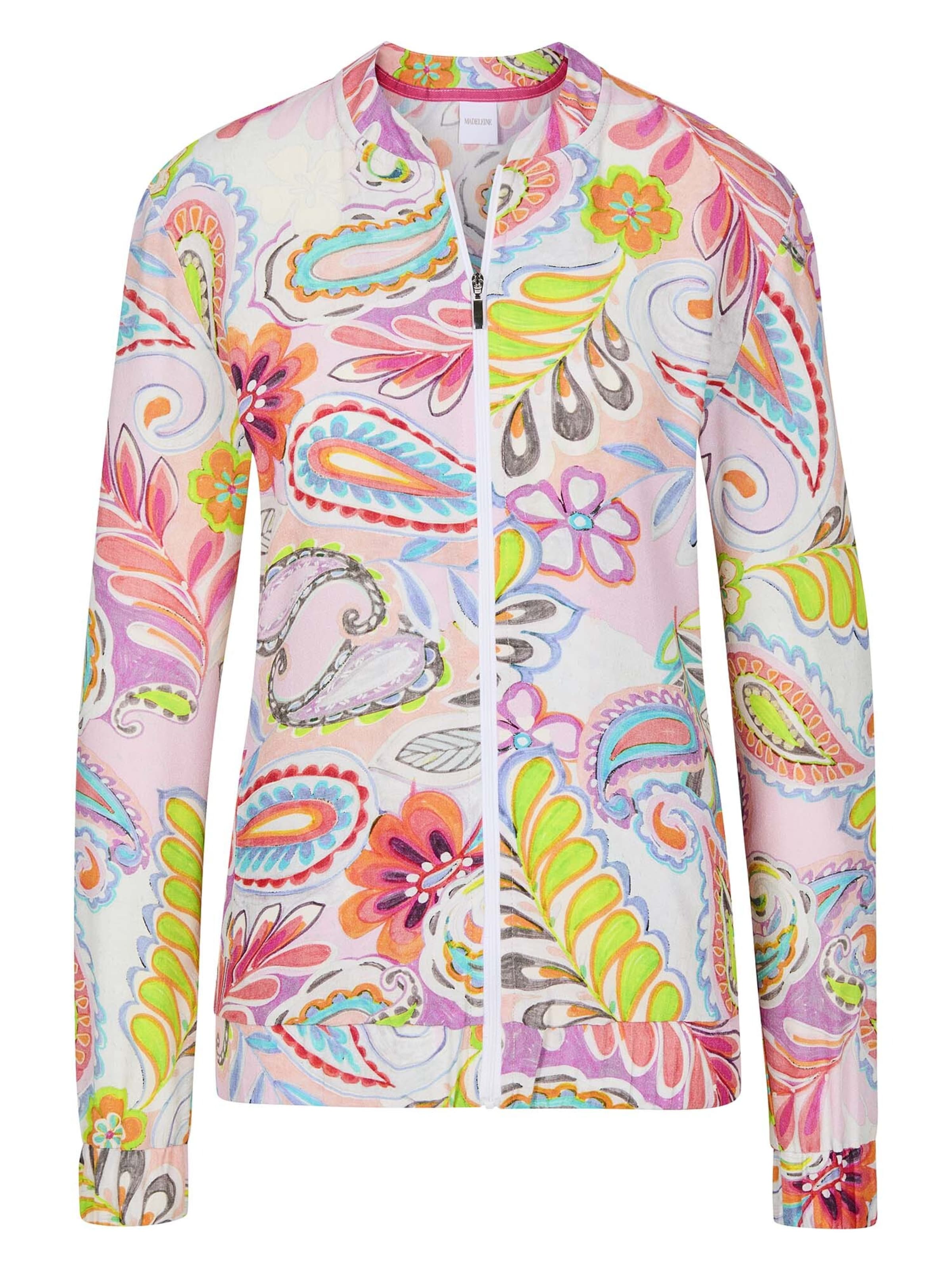 Veste mi-saison MADELEINE en blanc : devant