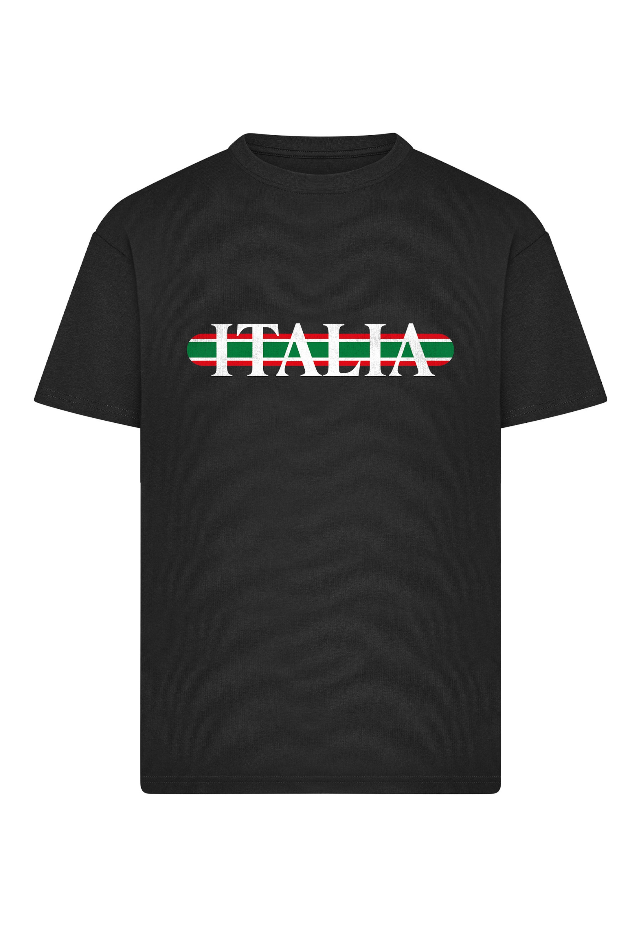 Mister Tee Koszulka 'Italia' w kolorze czarny: przód
