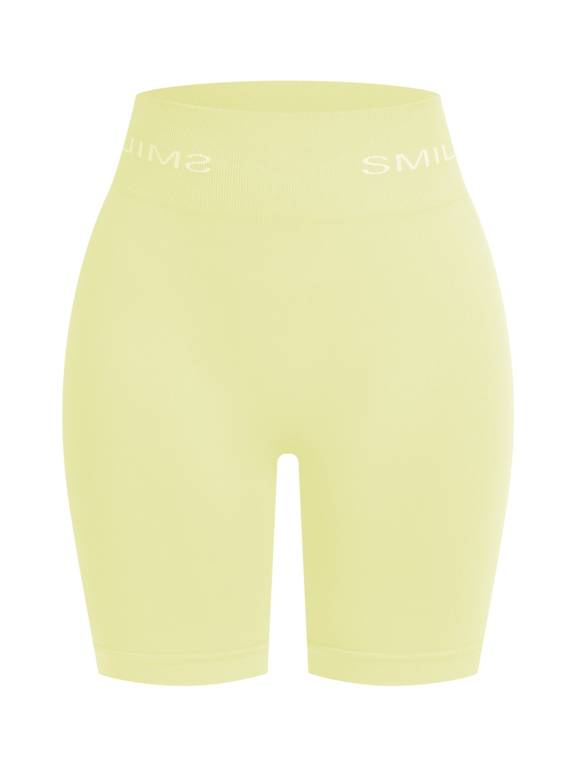 Smilodox Workout Pants in Yellow: front