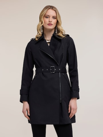 Cappotto invernale di MOTIVI in nero: frontale