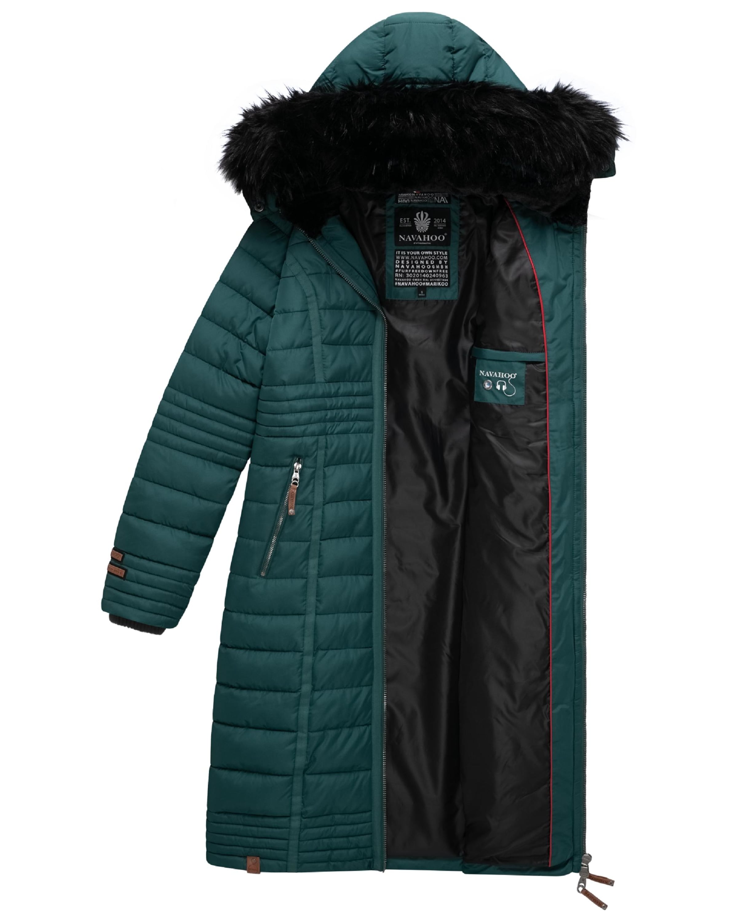 Cappotto invernale 'Umay' di NAVAHOO in verde