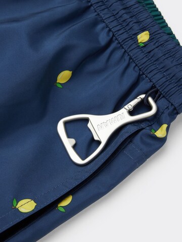 IUMAN Intimissimi Badeshorts with bottle opener in Blau