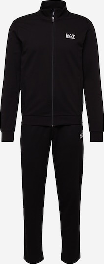 EA7 Emporio Armani Sweat suit 'TUTA' in Black / White, Item view