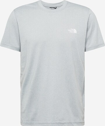 T-Shirt fonctionnel 'Reaxion Amp' THE NORTH FACE en gris : devant