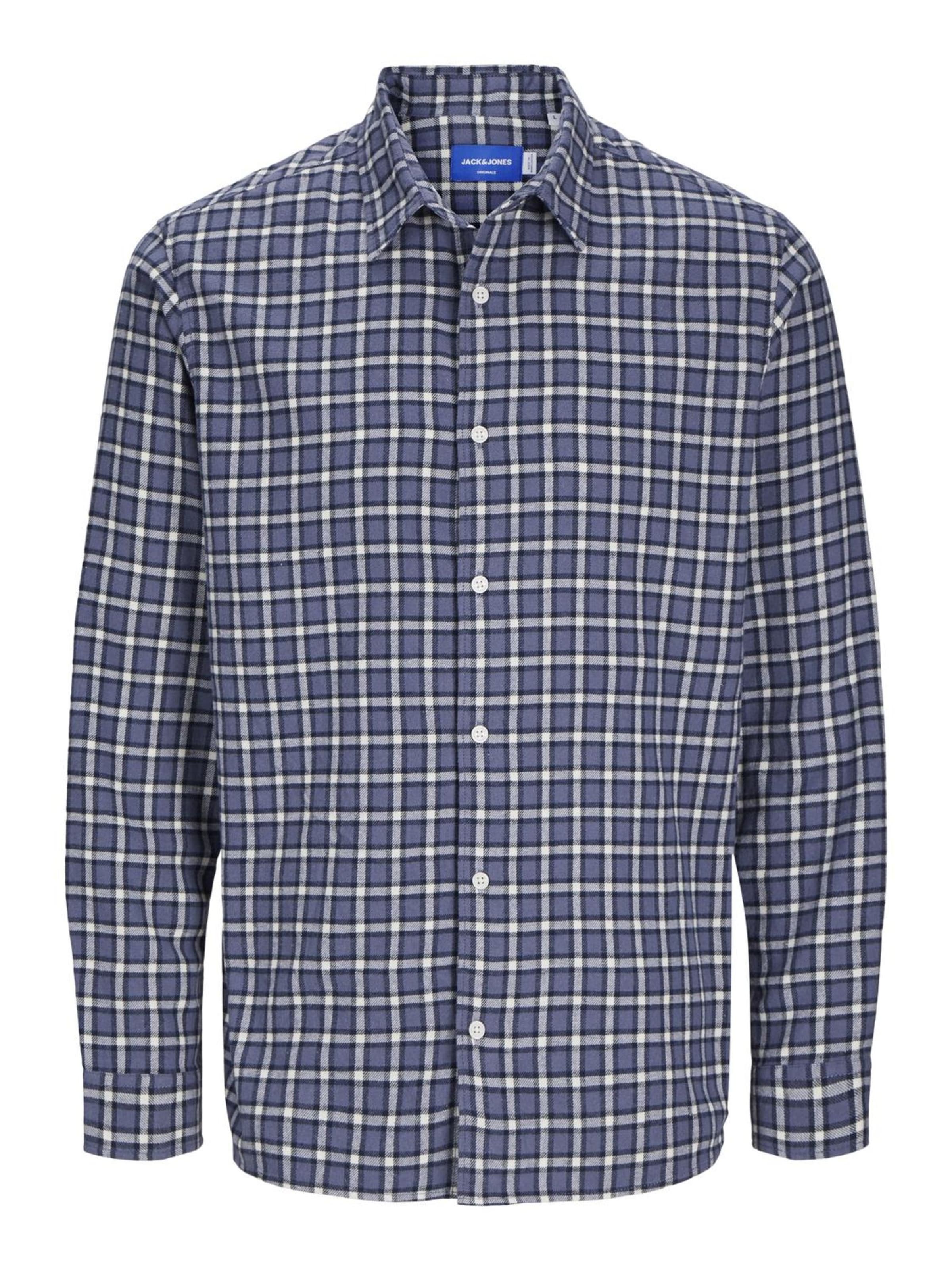 JACK & JONES Comfort fit Overhemd in Blauw: voorkant