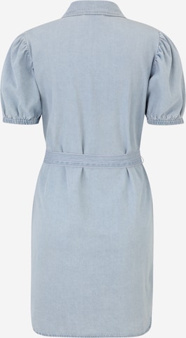 Vero Moda Petite Skjortklänning 'ABIGAIL' i blå