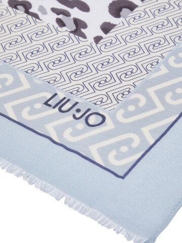 Sciarpa 'STOLA PORTALOGO ANIMAL 90X180 2A6041 T4286' di Liu Jo in blu