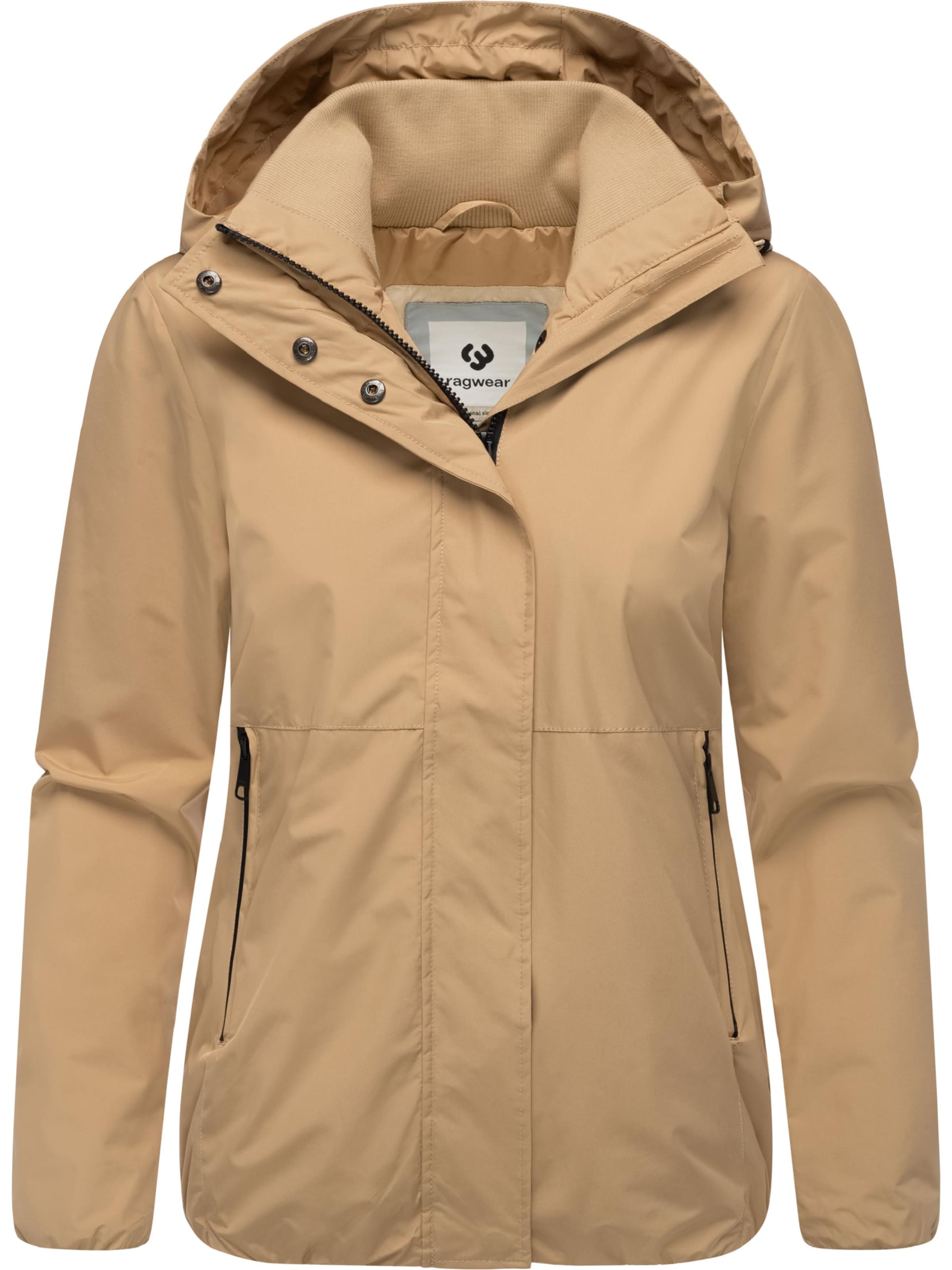 Ragwear Weatherproof jacket 'Sunniva' in Beige
