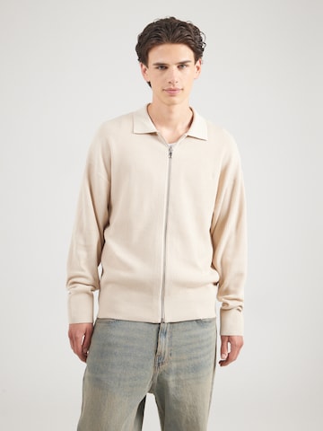 JJ Rebel - Cárdigan 'JREBJOHN' en beige: frente