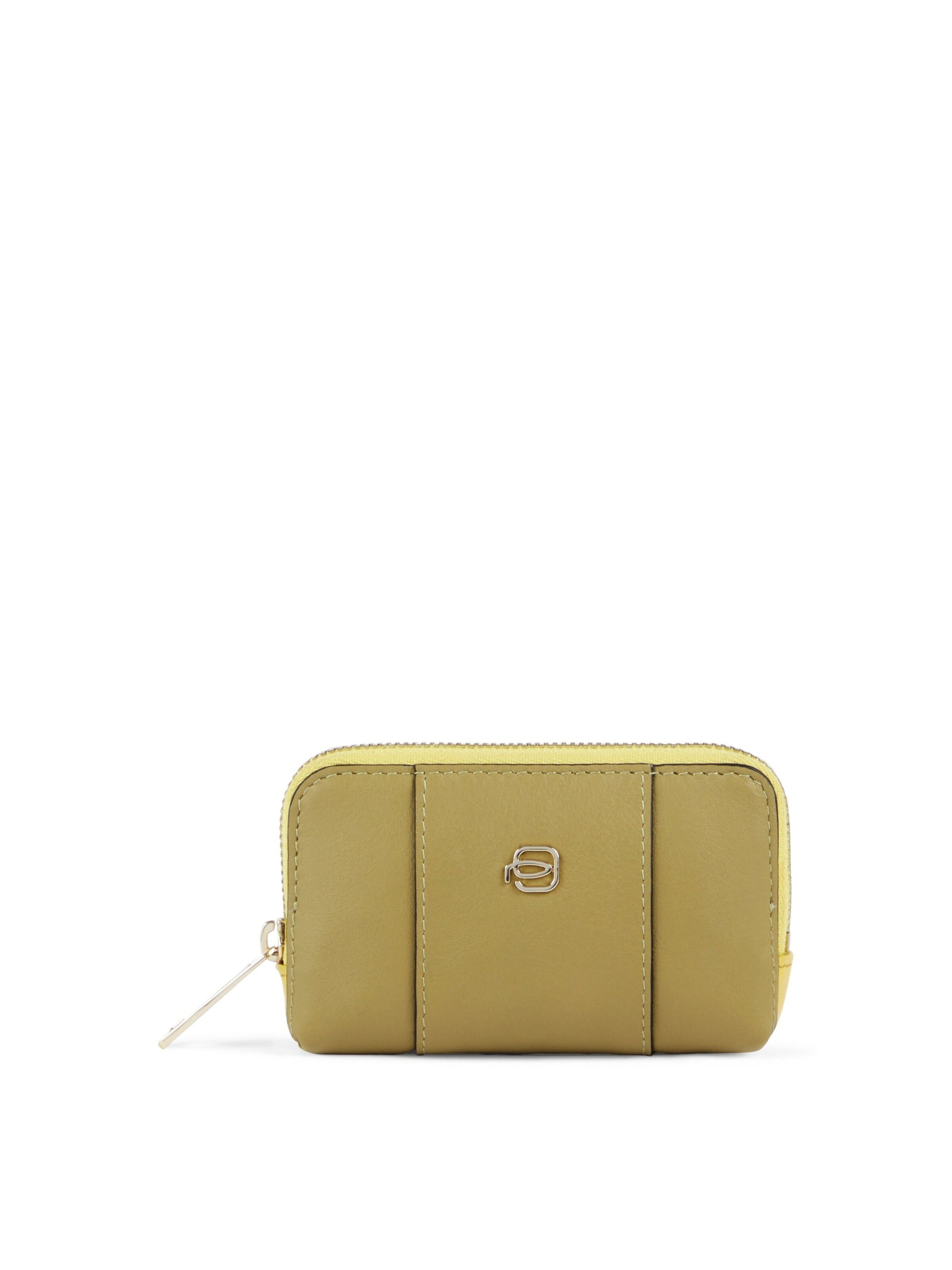 Piquadro Key Ring in Green: front