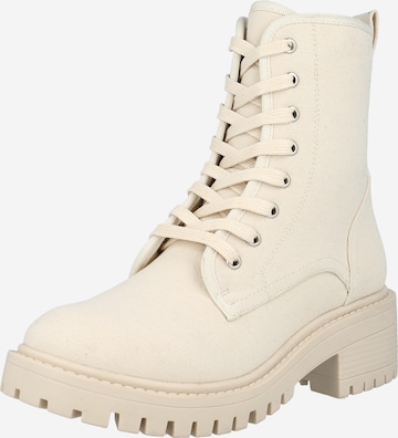 ABOUT YOU Veterlaarsjes 'Alexa' in Beige: voorkant