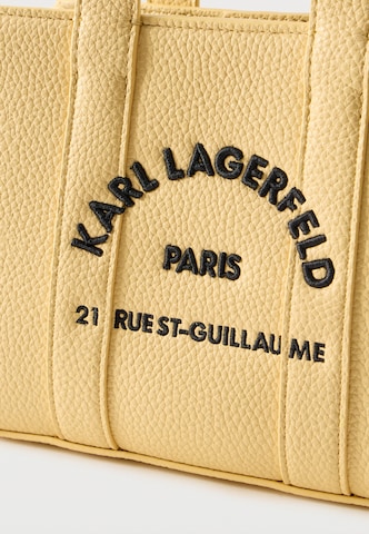 Karl Lagerfeld Handtasche 'Rue St-Guillaume' in Gelb