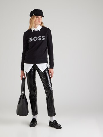 BOSS Shirt 'Ebossa2' in Schwarz