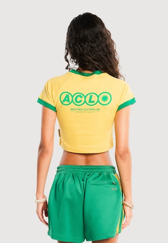 Another Cotton Lab - Camisa 'Carrer Del Sol' em amarelo: frente