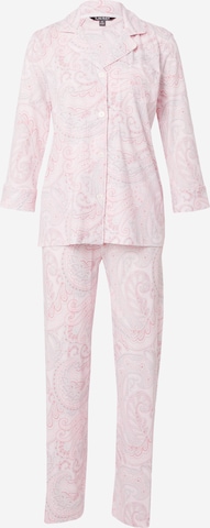 Lauren Ralph Lauren Piżama w kolorze różowy: przód