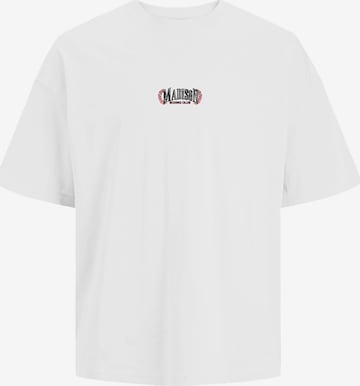 balta JACK & JONES Marškinėliai 'JORMADISON': priekis