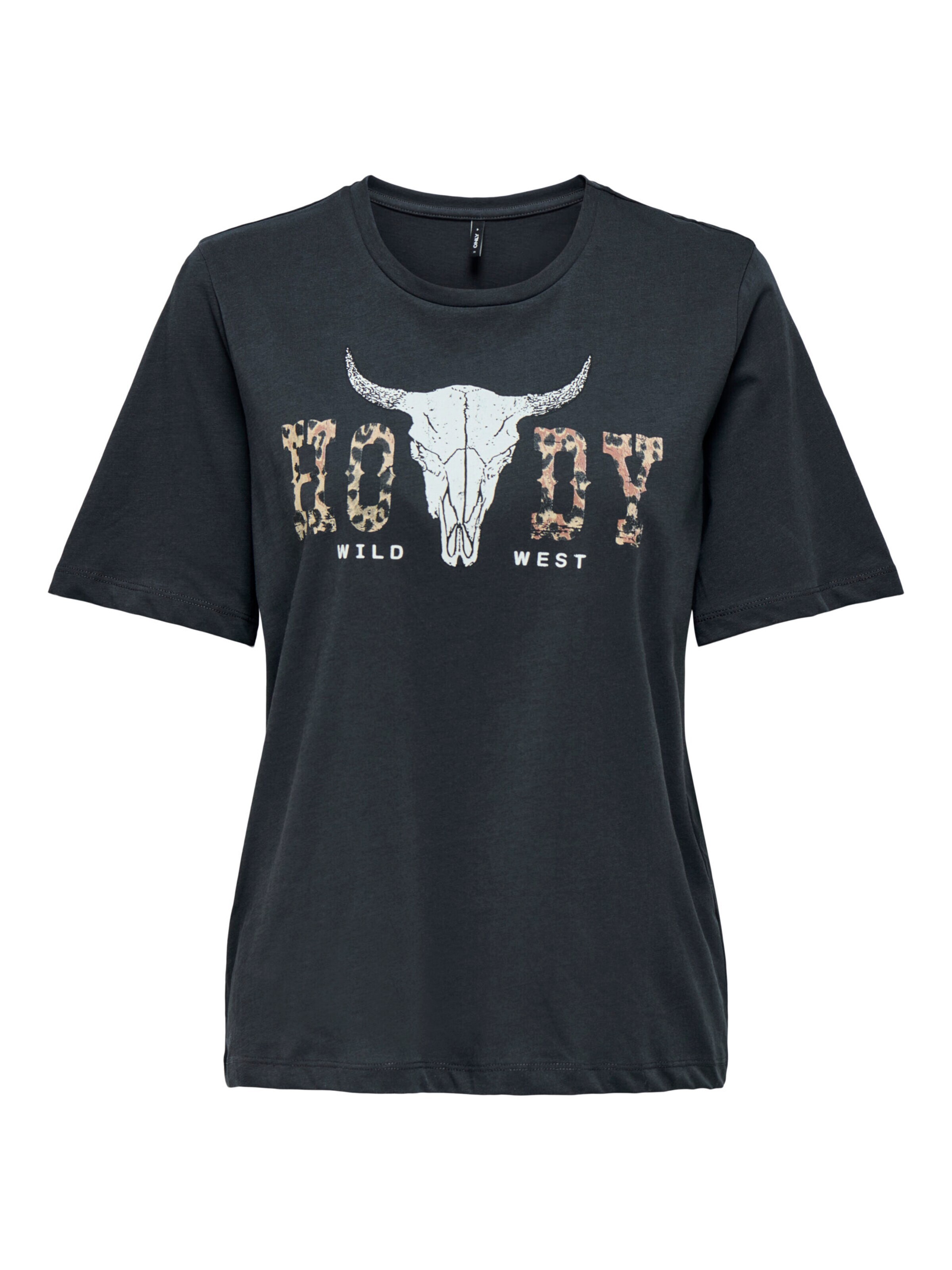 ONLY Shirt in Grijs: voorkant