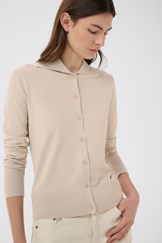 InWear Gebreid vest 'MikoIW' in Beige