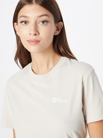 JACK WOLFSKIN Shirt 'Essential' in White