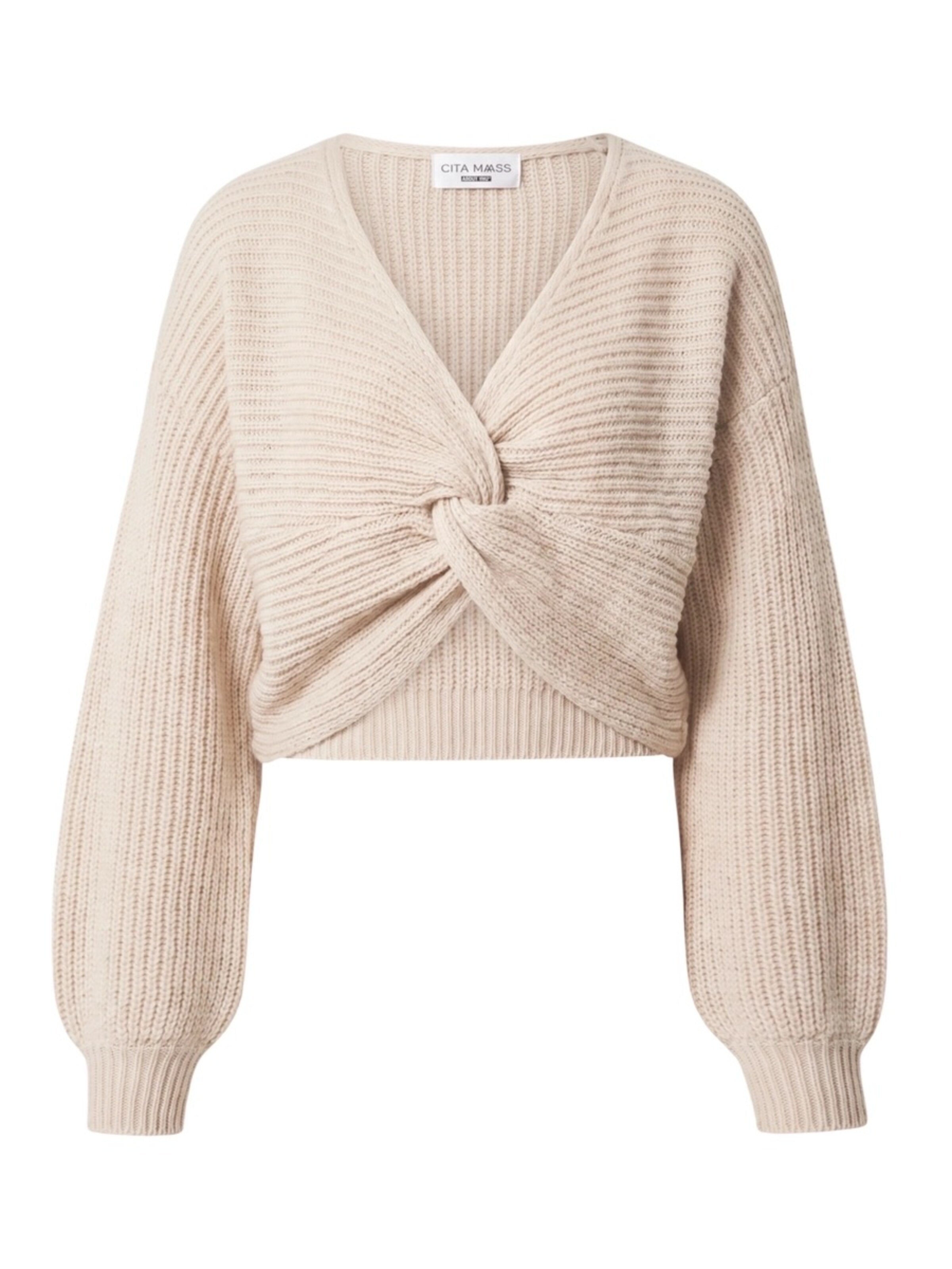 CITA MAASS - Pullover em branco: frente