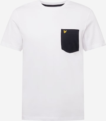 Lyle & Scott T-shirt i vit: framsida