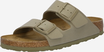 BIRKENSTOCK Чехли 'Arizona' в зелено: отпред