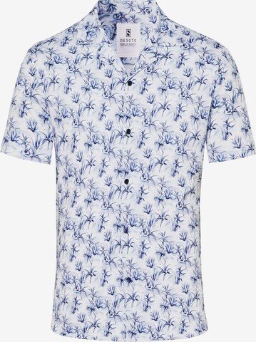 DESOTO Button Up Shirt 'Lido' in Blue: front
