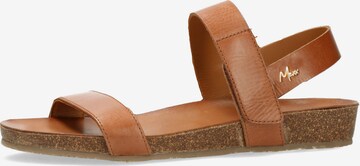 MEXX Sandal 'GROOVE' i brun: framsida