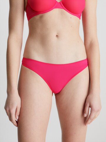 String Calvin Klein Underwear en rose : devant