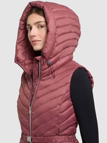 Gilet 'Demie' di khujo in rosa