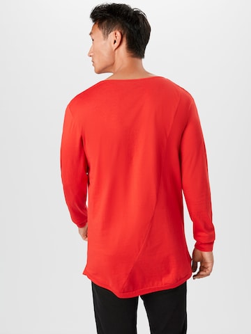 Urban Classics قميص بلون أحمر