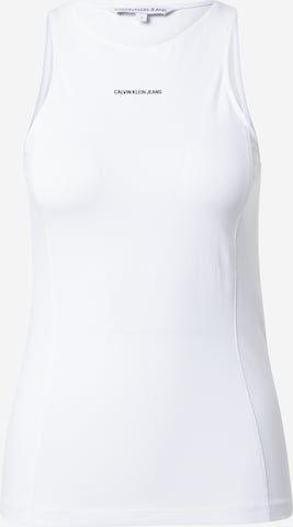 Calvin Klein Jeans Top in Weiß: predná strana