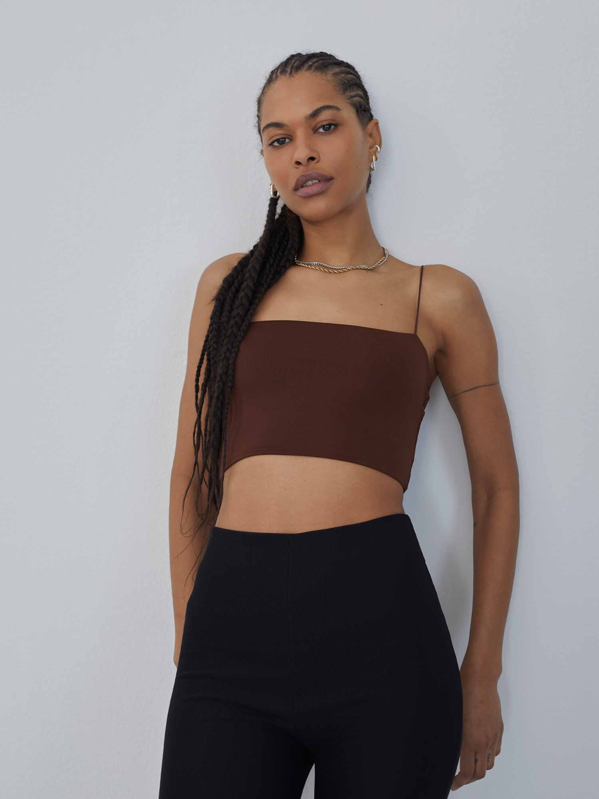 aboutyou.nl | Top 'Joelle' in de kleur Bruin
