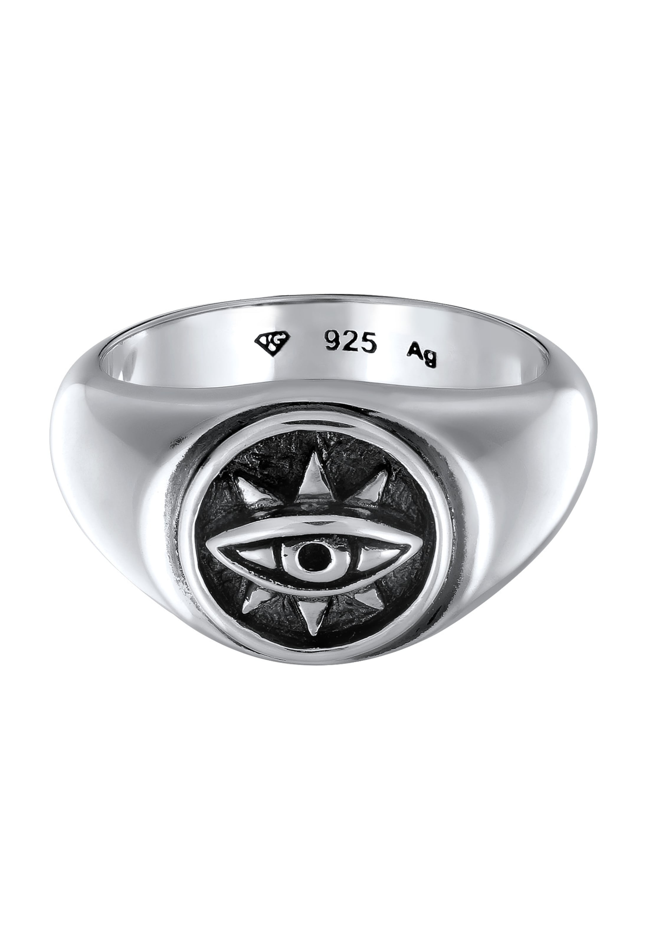 Bague 'Evil Eye' KUZZOI en argent