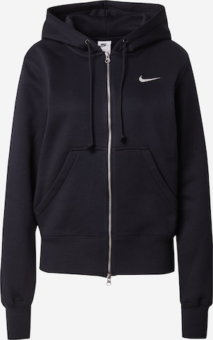Veste de survêtement 'PHNX FLC' Nike Sportswear en noir : devant