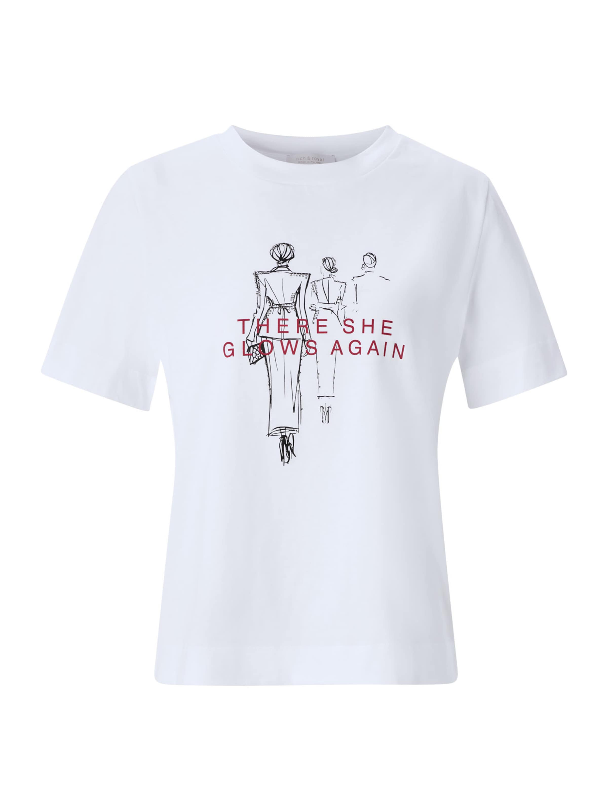 balts Rich & Royal T-Krekls: no priekšpuses