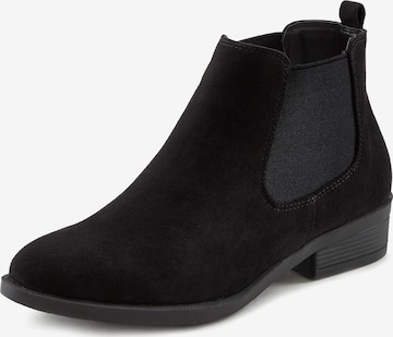 LASCANA Chelsea boots in Zwart: voorkant