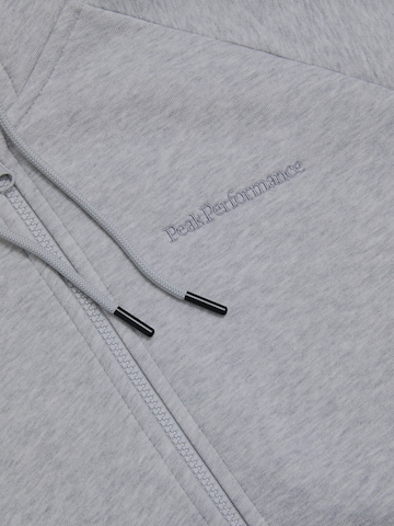 PEAK PERFORMANCE Kapuzensweatshirt in Grau