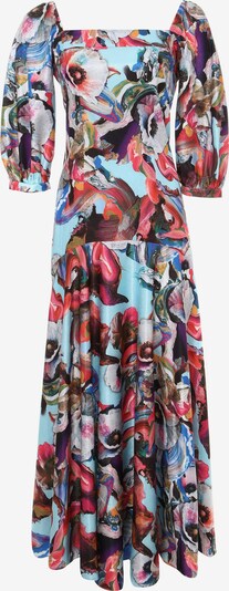 Madam-T Maxikleid 'MARLIN' in hellblau / fuchsia, Produktansicht